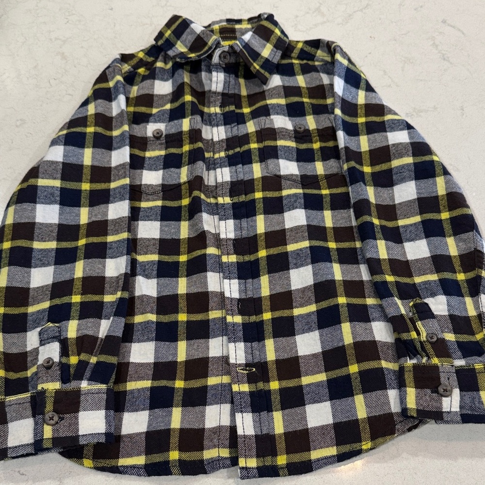 Kids plaid flannel